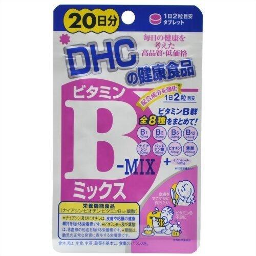 日本DHC 維他命B-MIX（B1/B2/B6/B12） 20天量 40粒