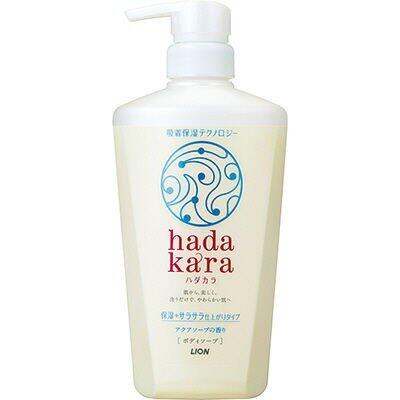 日本獅王hadakara保濕沐浴露500ml