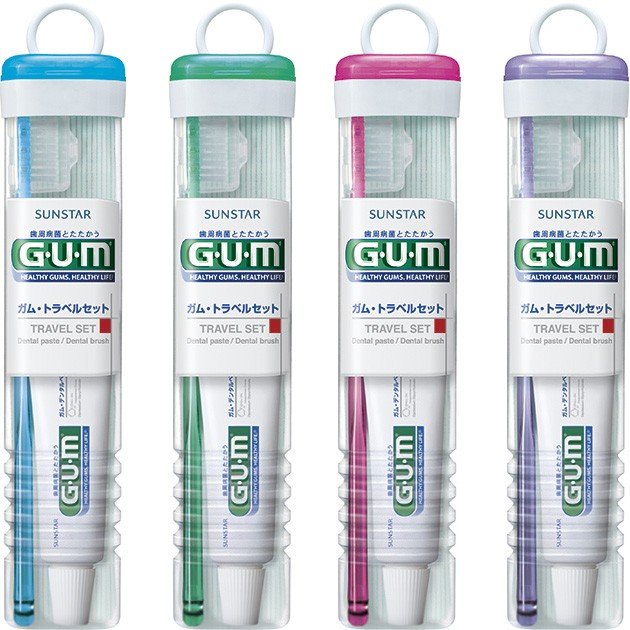 Sunstar GUM旅行套裝（牙刷1支+牙膏22g