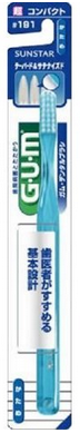Sunstar GUM3列細毛頭超緊密抗菌牙刷（#191）硬