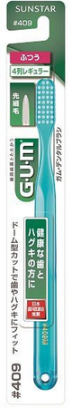 Sunstar GUM4列細毛頭超緊密抗菌牙刷（#409）硬