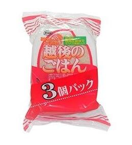 越後盒裝白米飯3包装 600g（200gX3）