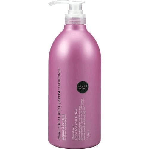 日本熊野油脂SALON LINK護髮乳1000ml（含胺基酸和蠶絲蛋白）