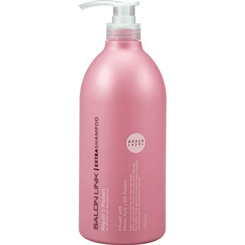 日本熊野油脂SALON LINK沙龍級別高保濕無矽洗髮乳1000ml（含胺基酸和絲蛋白）