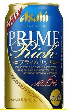 朝日 PRIME RICH啤酒 6度 350ml