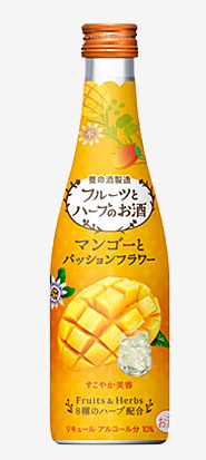美容養命酒芒果與西番蓮甜香酒 10% 300ml （水果與香草的酒）