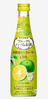 美容養命酒沖繩產酸橘和月桃 甜香酒 10% 300ml （水果與香草的酒）