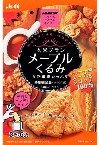 Asahi玄米核桃纖維餅乾3片X5袋