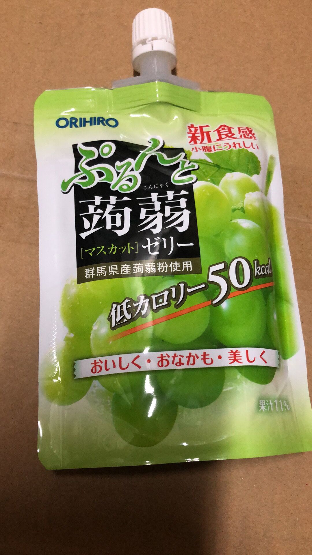 Orihiro立喜乐蒟蒻啫喱 青提子130g