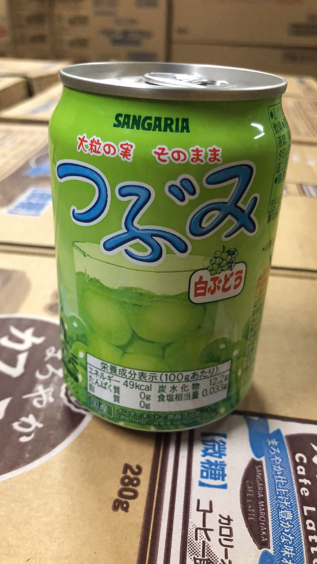三佳利 粒粒白葡萄果汁280g