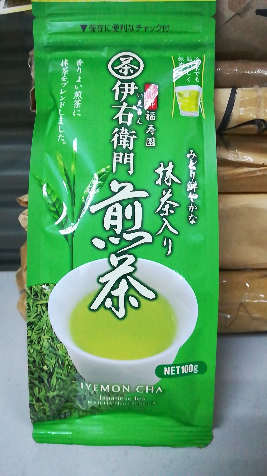 宇治露製茶 伊右衛門 含抹茶的煎茶 100g