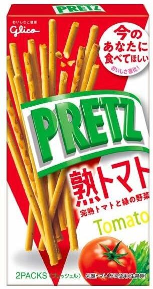 日本 固力果 PRETZ百力滋小餅乾 番茄味60g