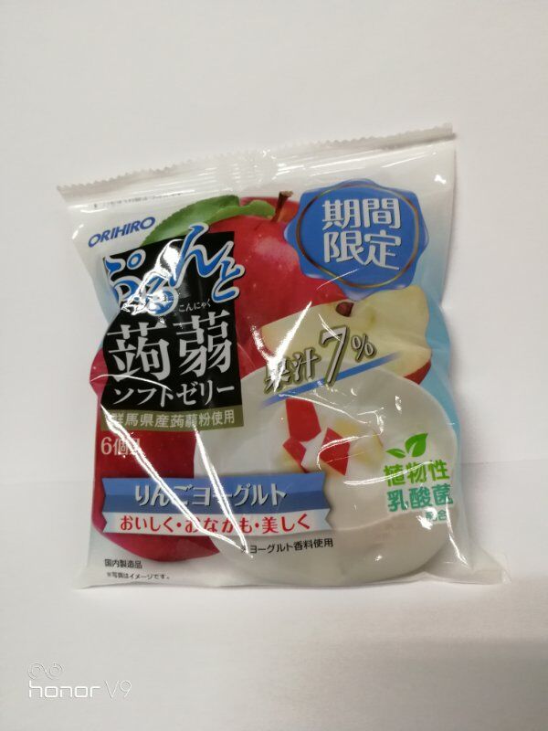 ORIHIRO立喜乐蒟蒻啫喱 苹果酸奶酪味20g×6個