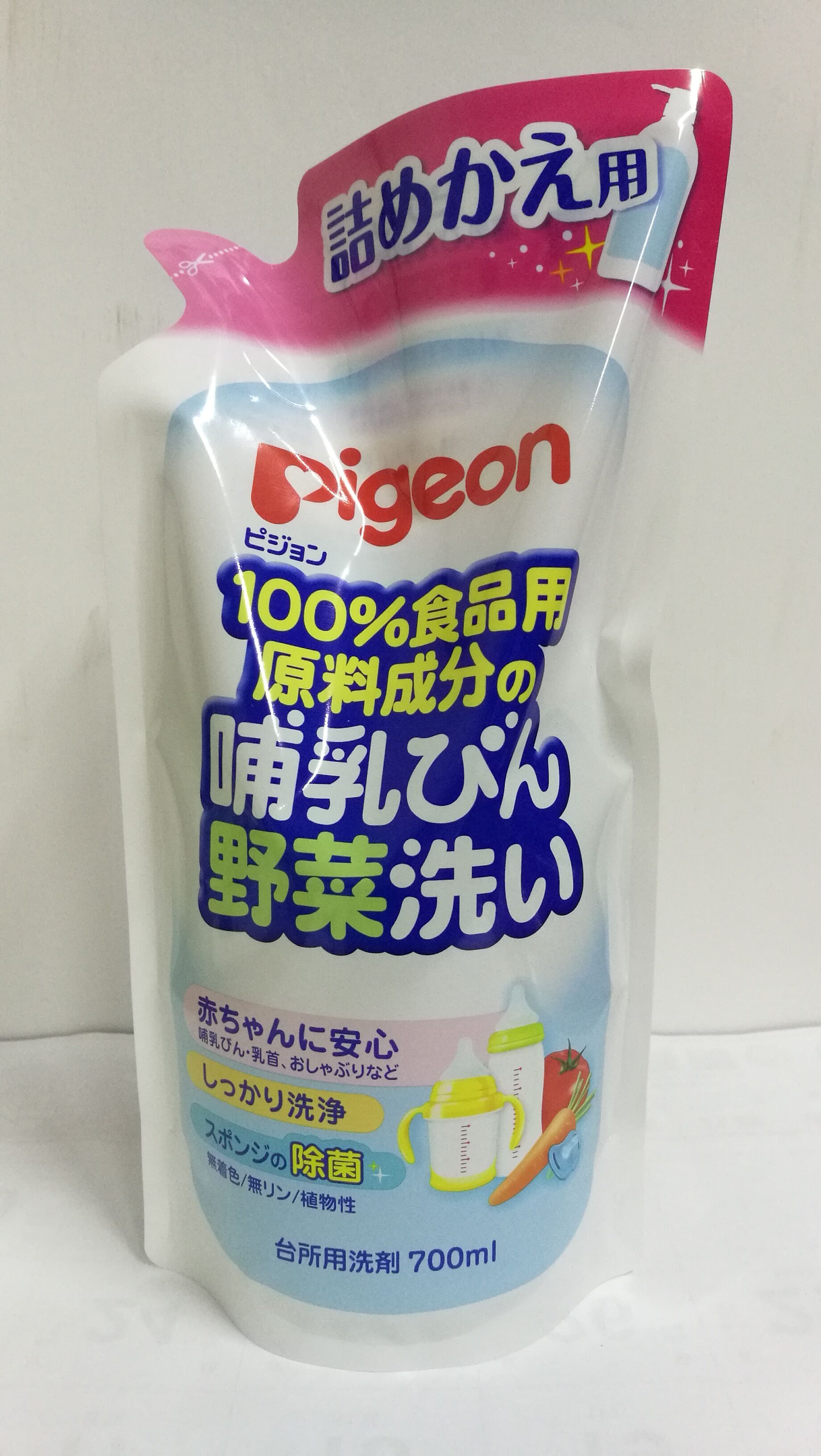 贝亲Pigeon奶瓶果蔬清洗液補充裝700ml