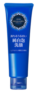資生堂藍色水之印AQUALABEL 美白洗臉乳130g
