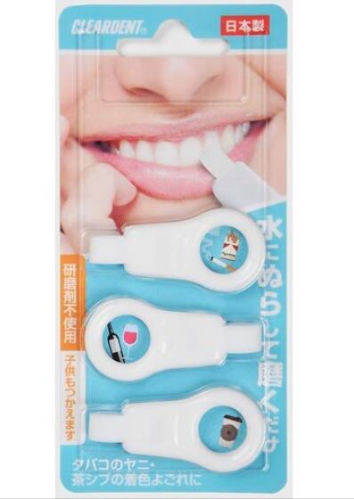 CLEARDENT牙齒美白海綿刷3個入