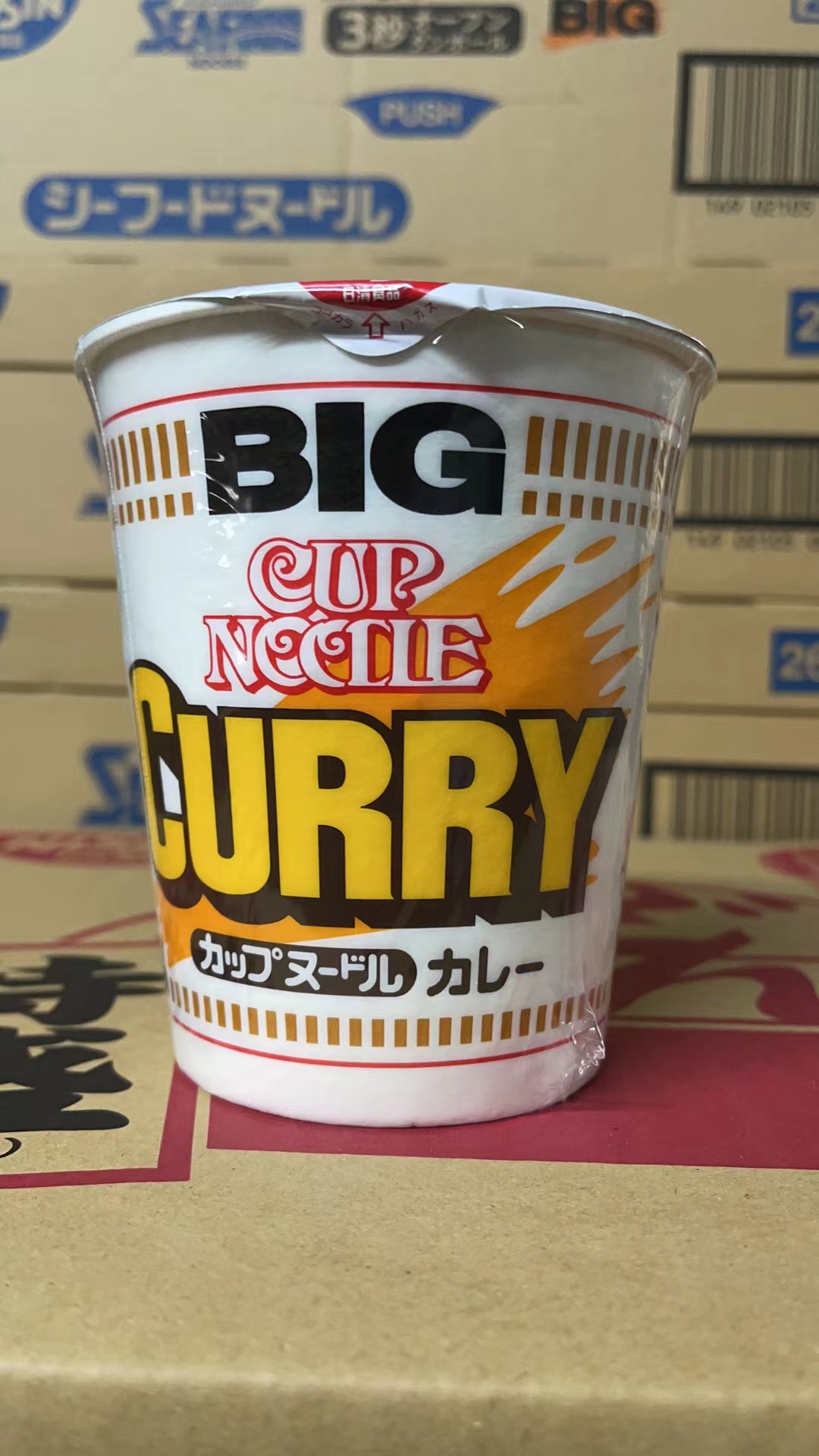 日本 日清 合味道BIG咖喱味杯麵120g