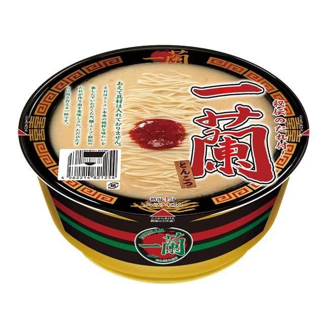 日本 一蘭拉麵 红烧猪骨速食碗面128g