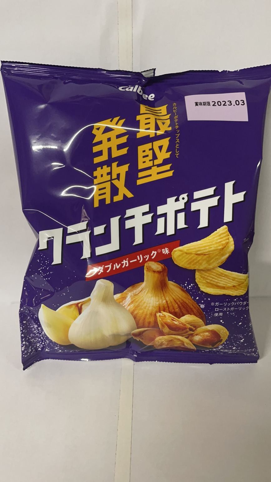 日本Calbee薯片蒜香味60g