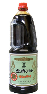 金牌　緑标酱油　１.８L