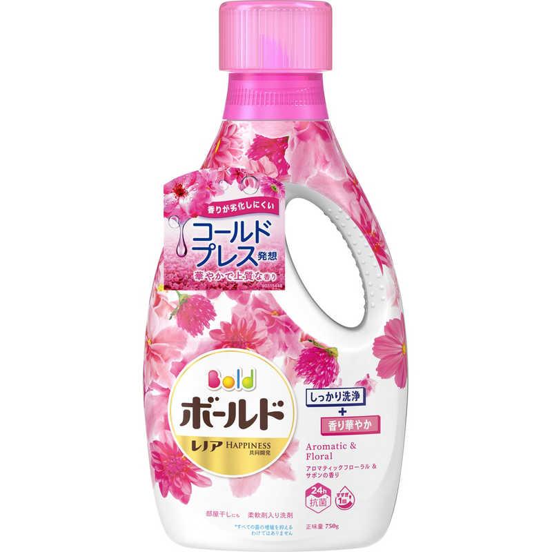 日本P&G bold柔順花香洗衣液750g(甜蜜花香)