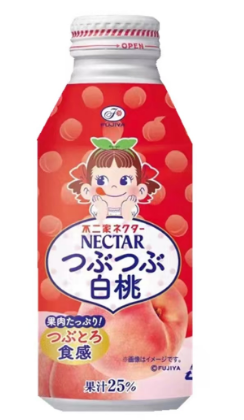 日本不二家白桃汁飲品 380ml