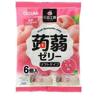 日本蒟蒻工房 蒟蒻啫喱 桃子味 6个入