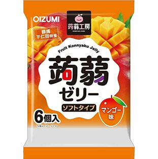 日本蒟蒻工房 蒟蒻啫喱 芒果味 6个入