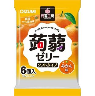 日本蒟蒻工房 蒟蒻啫喱 橘子味 6个入