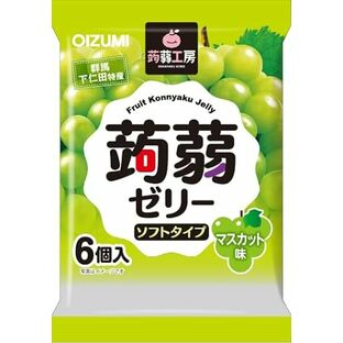 日本蒟蒻工房 蒟蒻啫喱 青提味 6个入