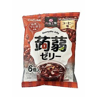 日本蒟蒻工房 蒟蒻啫喱 咖啡味 6个入