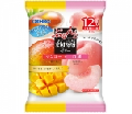 日本orihiro立喜乐蒟蒻啫喱  芒果+白桃 12個入 春夏限定品