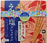 美麗澳門®北海道產甜蝦棒狀餅乾 180g(45gX4盒)